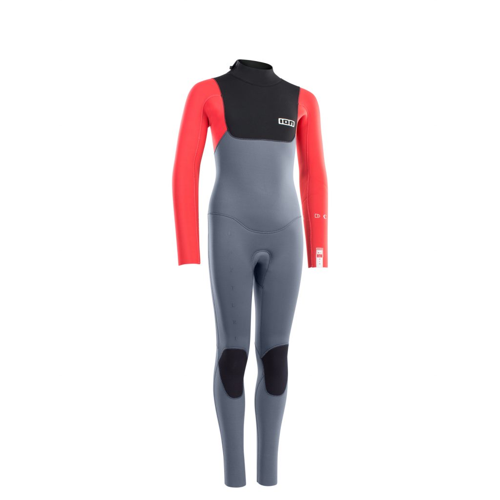 Capture Semidry 4/3 BZ - Junior - Steel blue/red/black